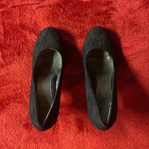 Cute Mootsies Tootsies black kitten heels for formal wear or fashion
